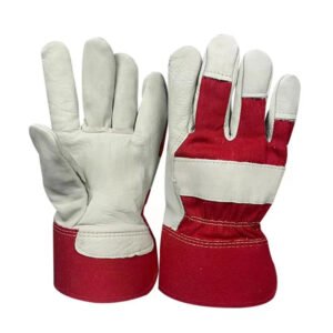 High quality  cow leather working gloves 14 inch or 16 inch SWG707-5