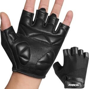 G1725 / Premium Leather Workout Gloves, Ideal for Men and Women, Suitable for Weightlifting, Gym, Cycling