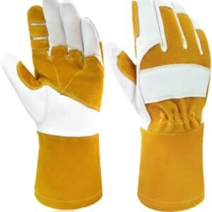 Man&Women Welding Gloves Forge Gloves 13 Inches Heat Resistant Cowhide Gloves for Oven/ BBQ / Pot Holder  SWG201-2